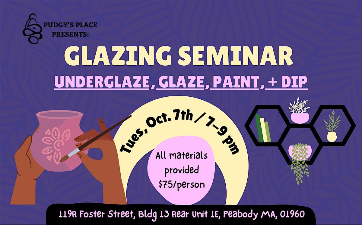 Pottery GLAZING Workshop - Piece included! (10/7 ; 7-9pm), 7 October | Event in Peabody | AllEvents