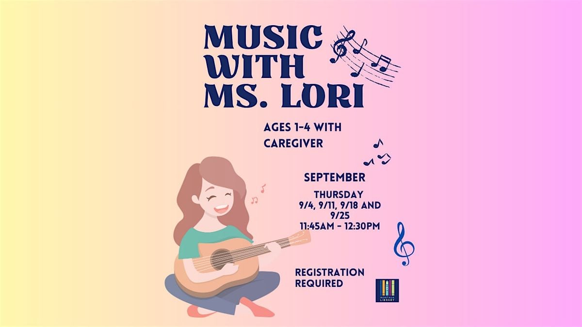 Sharing Music with Ms. Lori -Ages 1-4 years old, 4 September | Event in Montauk | AllEvents