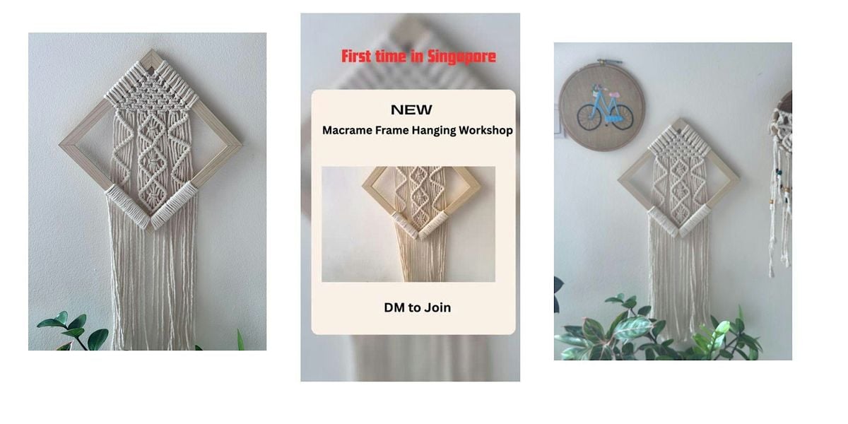 Macrame Frame Wall Hanging, 29 September | Event in Bedok | AllEvents