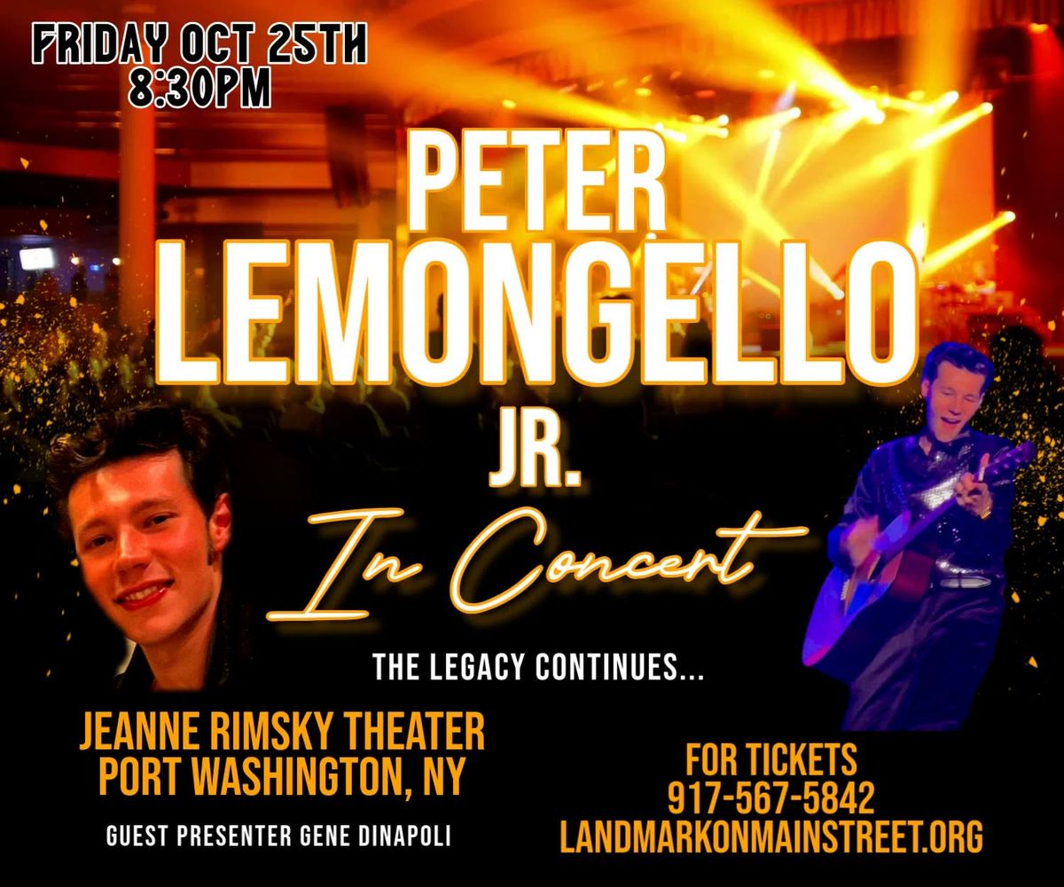 Peter Lemongello Jr - Rock N Roll Like Never Before at Harrahs Atlantic City, 18 October | Event in Atlantic City
