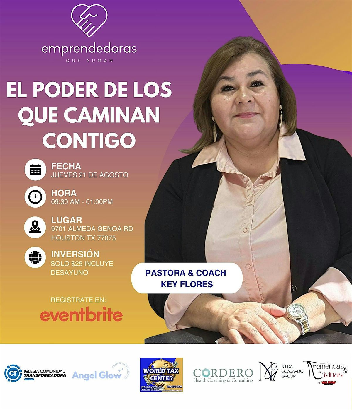 Taller: El poder de los que caminan contigo, 21 August | Event in Houston | AllEvents