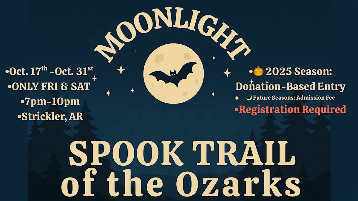 Moonlight Spook Trail of the Ozarks, 17 October | Event in West Fork | AllEvents