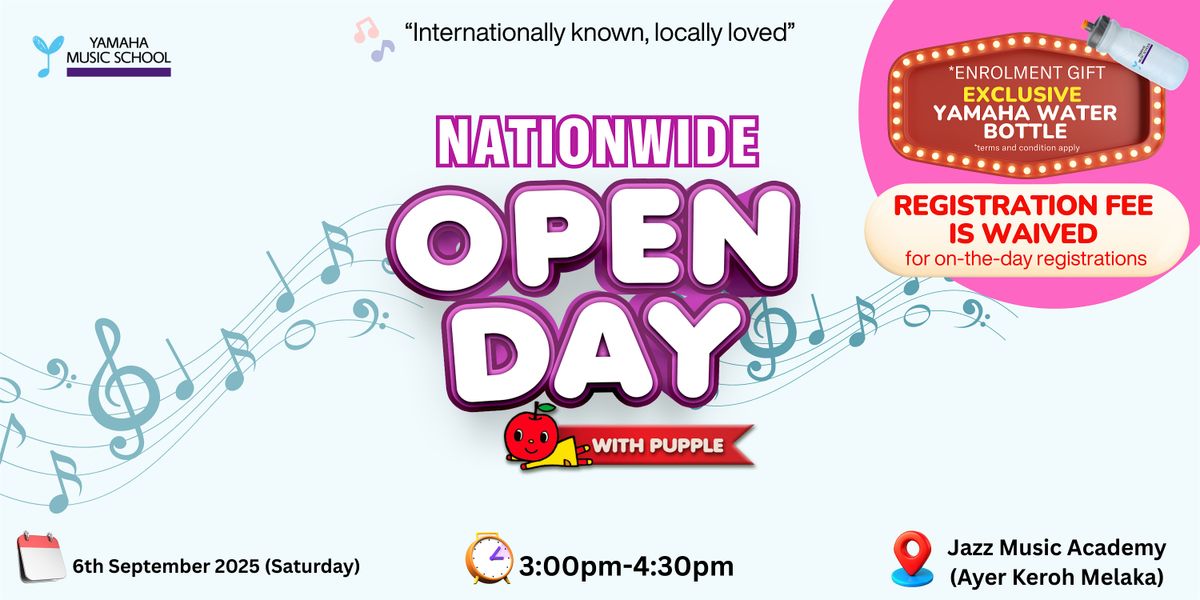 Yamaha Nationwide Open Day 2025, 6 September | Event in Ayer Keroh | AllEvents