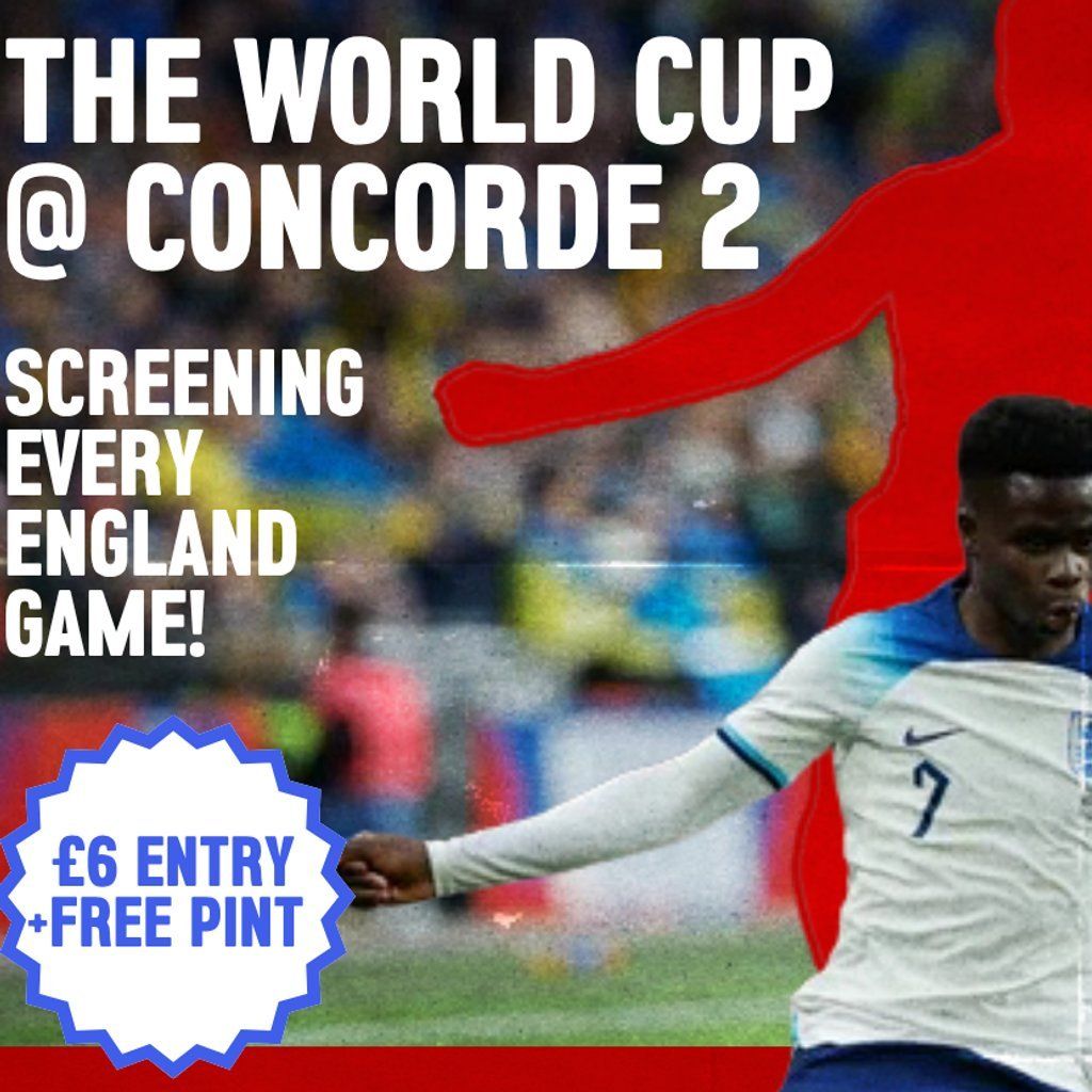 England Vs Ghana Screening, The Concorde 2, Brighton, 23 June 2026 ...
