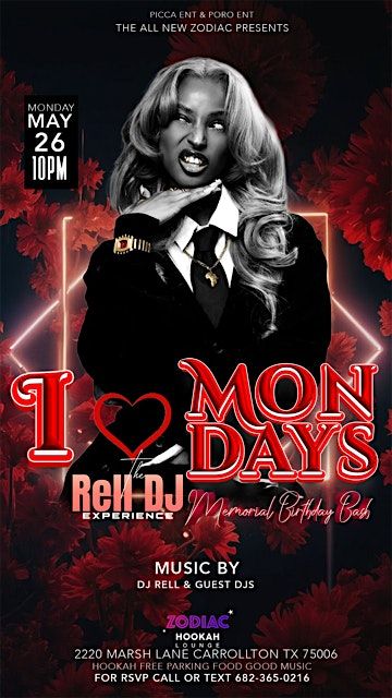 I ❤️ MONDAYS - ZODIAC LOUNGE | Event in Carrollton | AllEvents