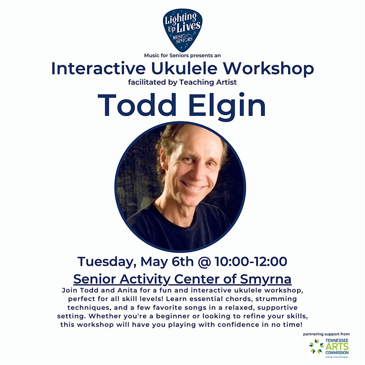 Music for Seniors Ukulele Workshop | Event in Smyrna | AllEvents