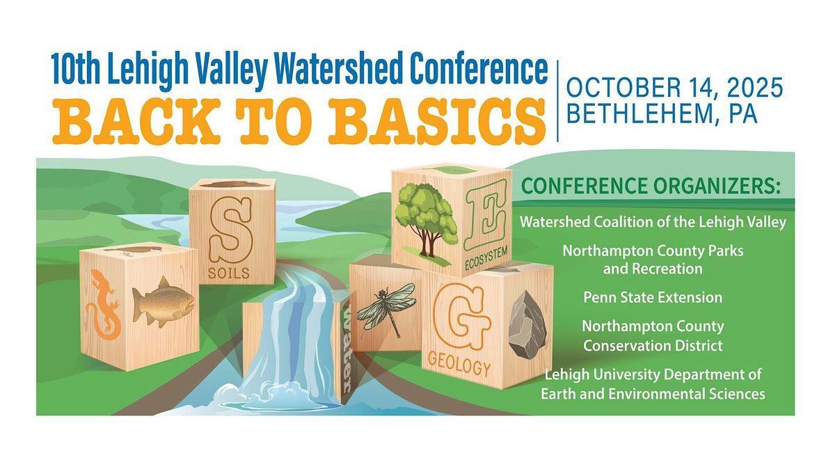 Lehigh Valley Watershed Conference 2025 - Back to Basics, 14 October | Event in Bethlehem | AllEvents