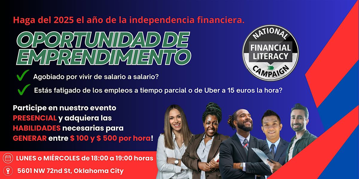 Oportunidad de Emprendimiento: El Año de la Libertad Financiera | Event in Warr Acres | AllEvents