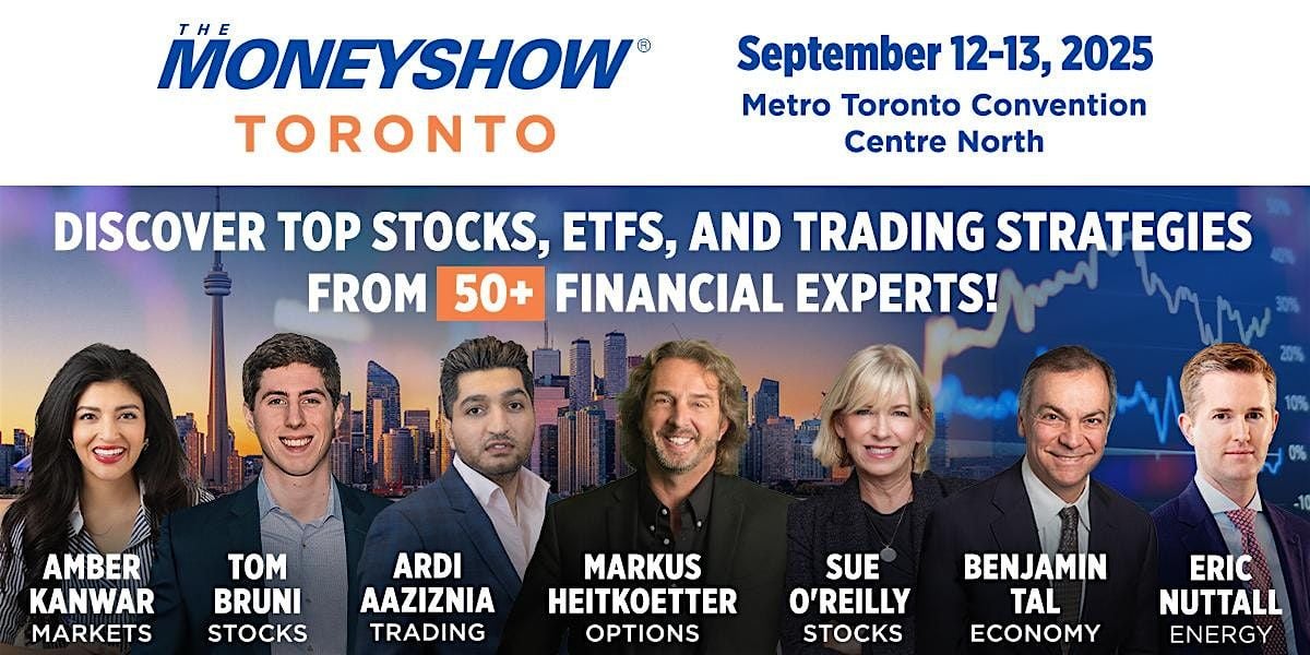 The MoneyShow Toronto, 12 September | Event in Toronto | AllEvents