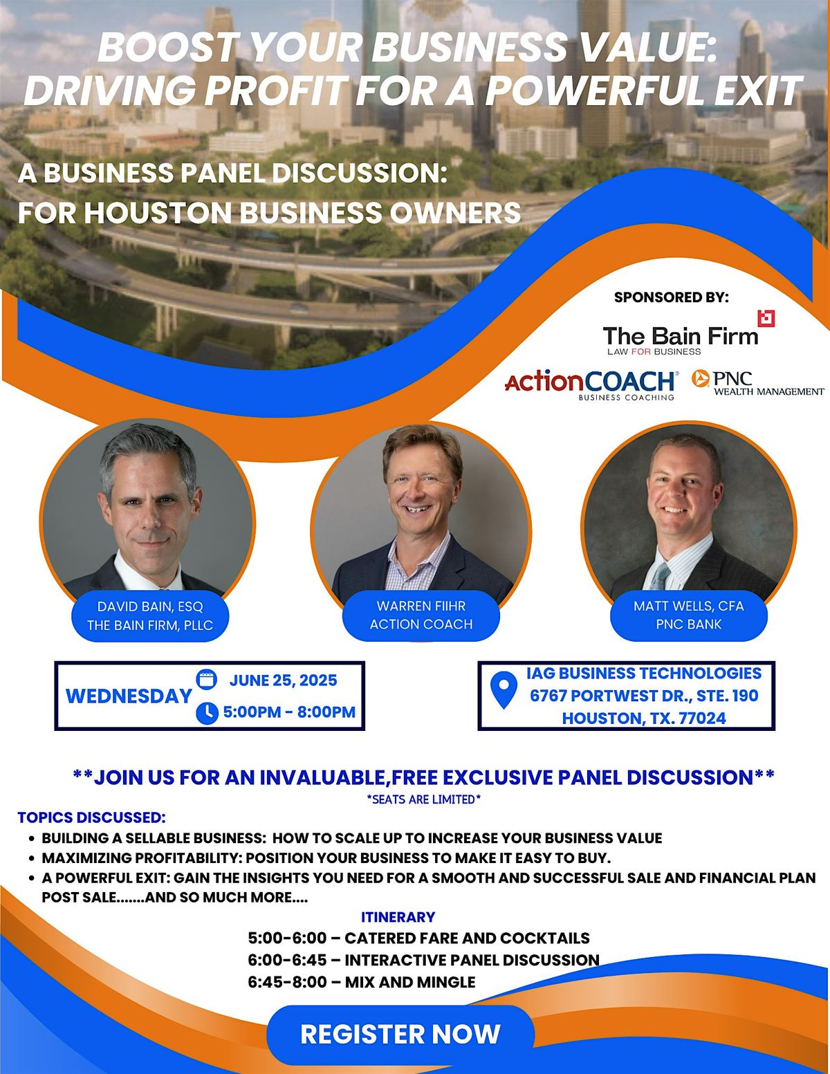 Boost Your Business Value:  Driving PROFIT for a Powerful Exit, 21 August | Event in Houston | AllEvents