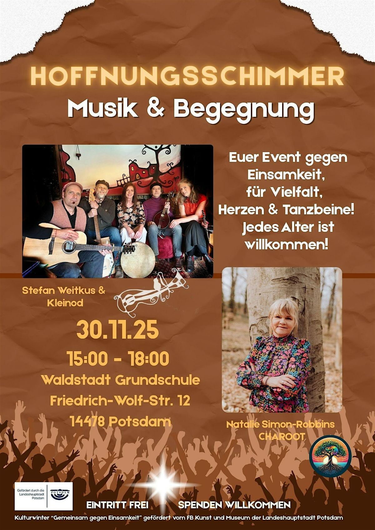 Hoffnungsschimmer - Musik und Begegnung in Potsdam, 30 November | Event in Potsdam | AllEvents