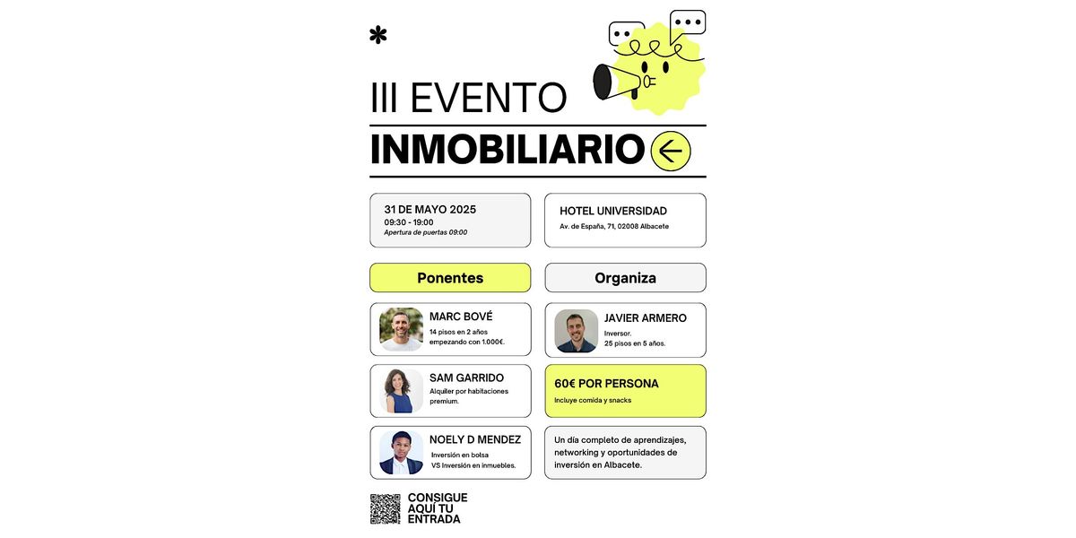III Evento Inmobiliario en Albacete, 31 May | Event in Albacete | AllEvents