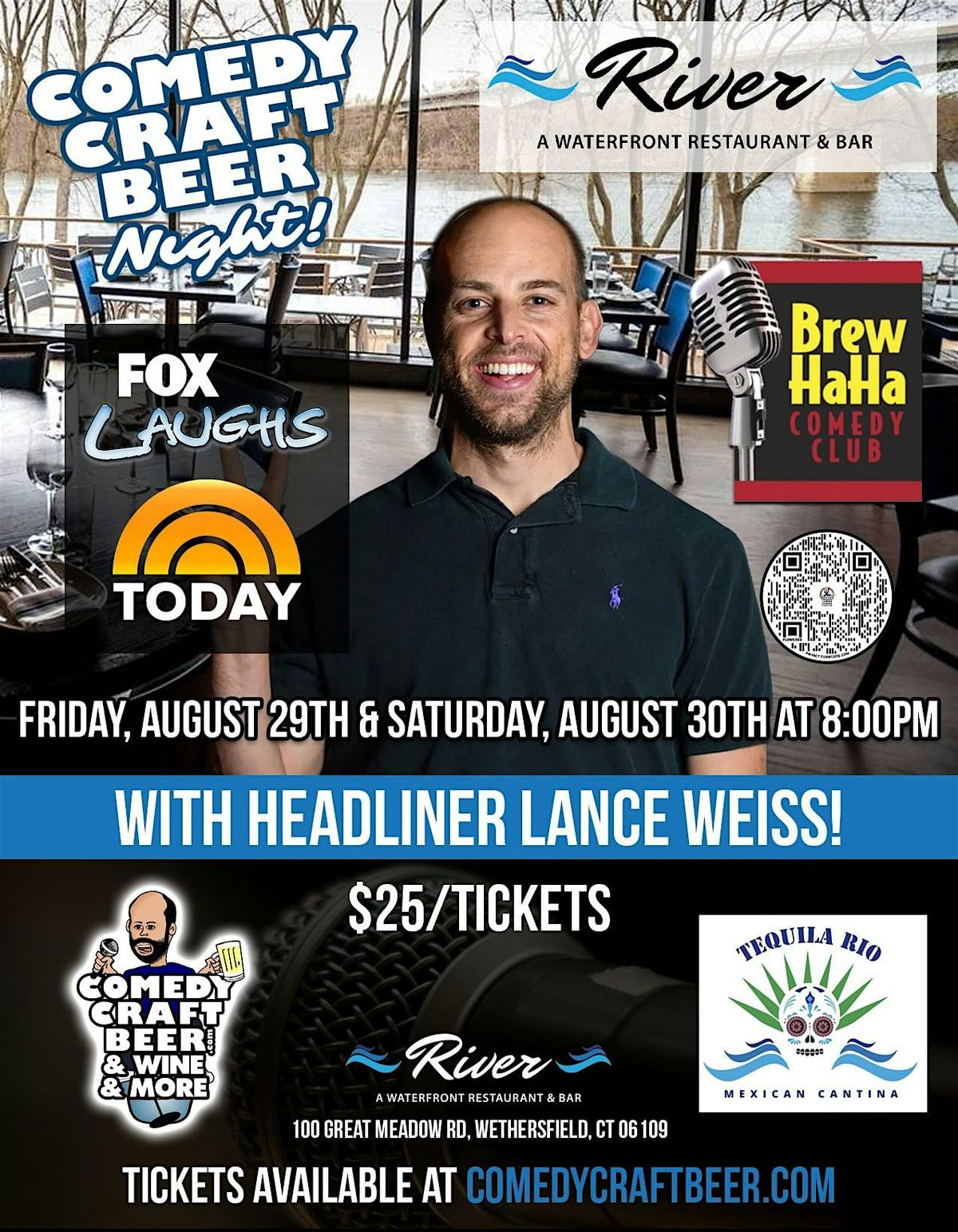 Copy of Comedy Night at Brew Ha Ha at River, 29 August | Event in Wethersfield | AllEvents
