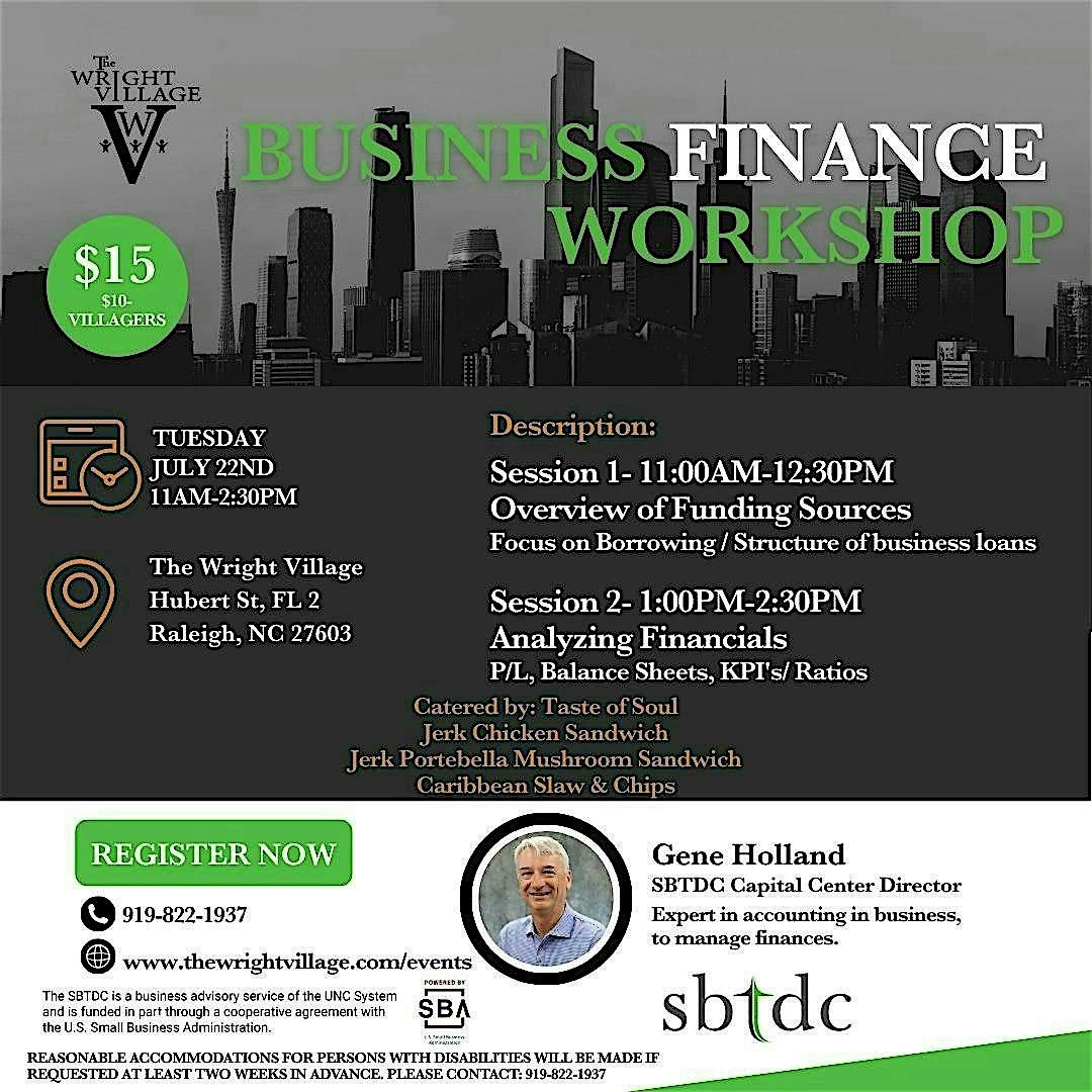 Business Finance Workshops | Event in Raleigh | AllEvents