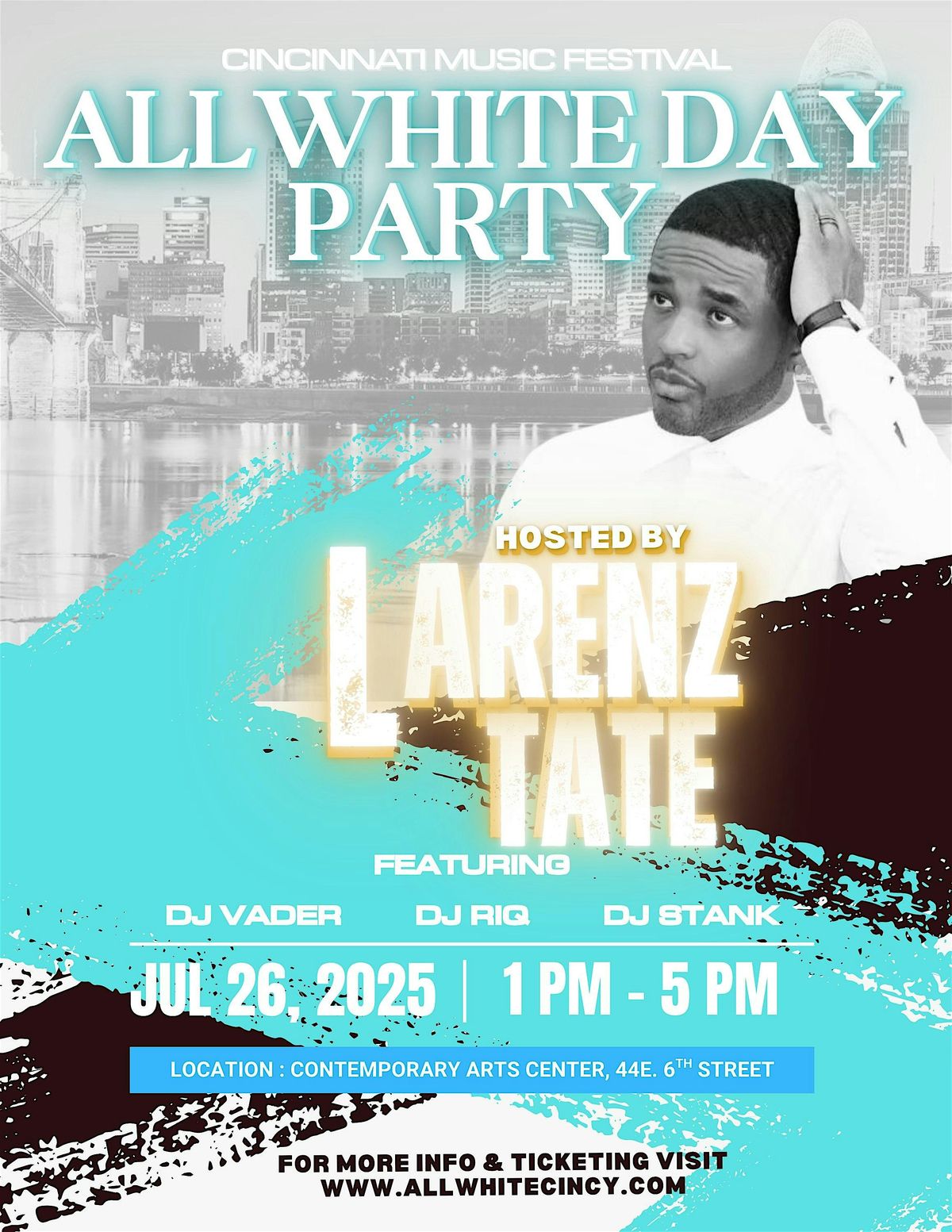 All White Day Party (hosted by Larenz Tate), 26 July | Event in Cincinnati | AllEvents