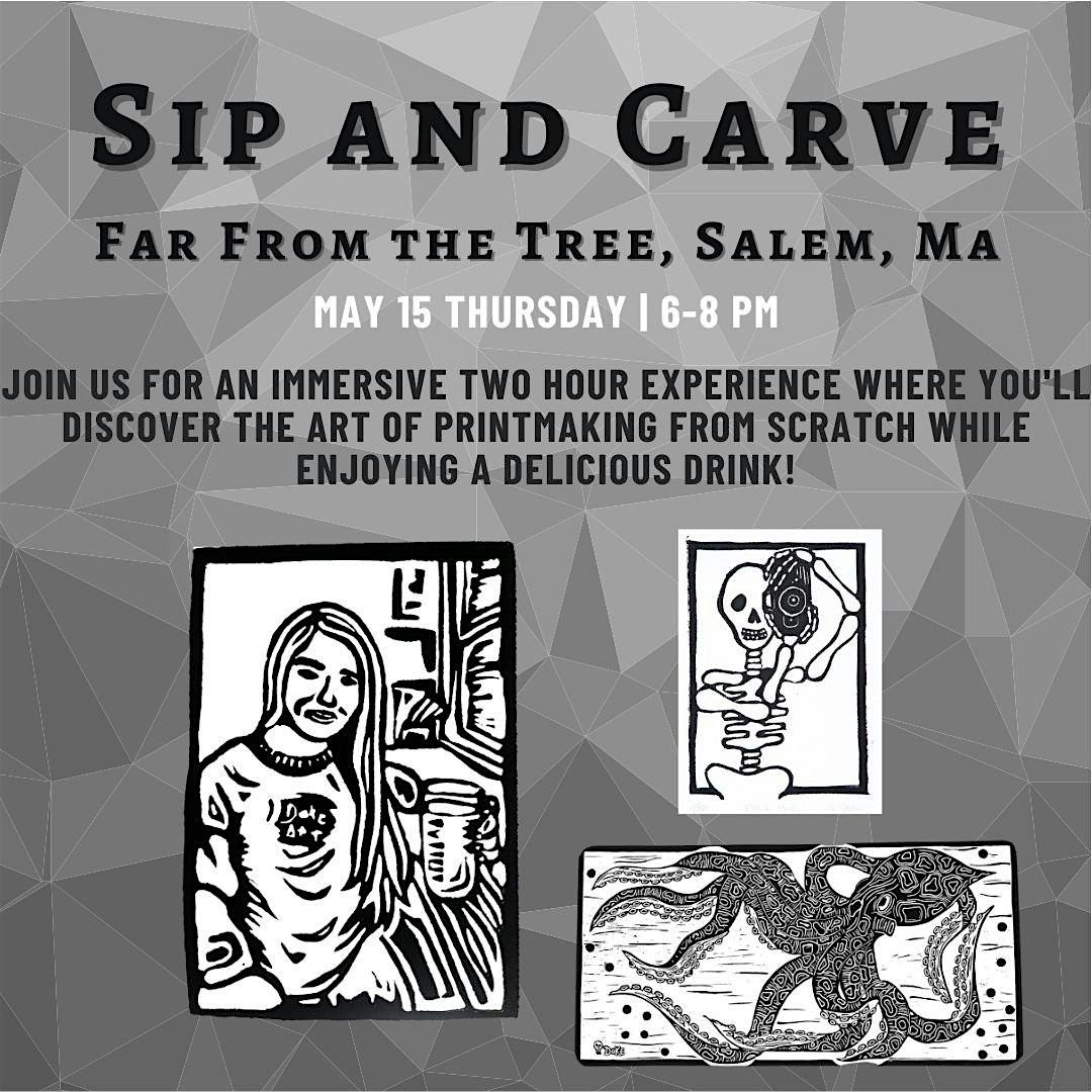 Sip and Carve- Far From The Tree, 15 May | Event in Salem | AllEvents