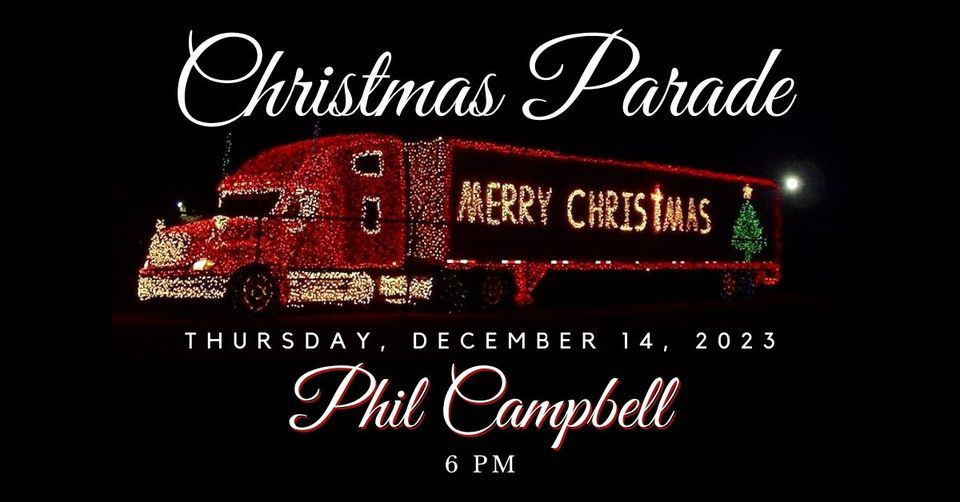 Phil Campbell Christmas Parade, Town of Phil Campbell, December 14 2023