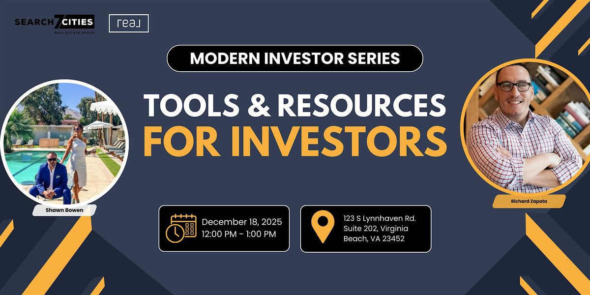 Tools and Resources for Investors, 18 December | Event in Virginia Beach | AllEvents