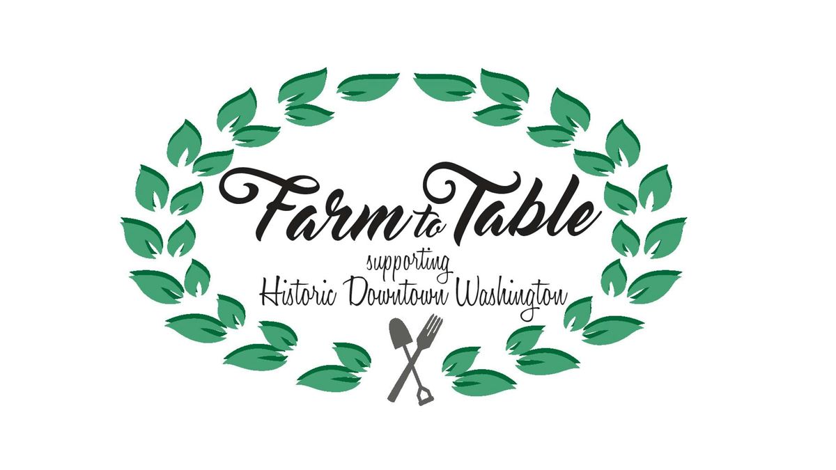 2025 Farm to Table, 4 September | Event in Washington | AllEvents