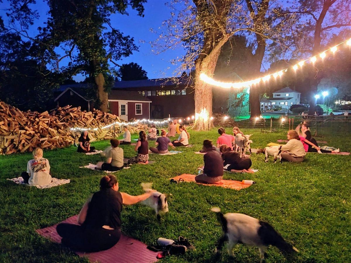 Strawberry Fully Moon Goat Yoga, 11 June | Event in Bedford | AllEvents