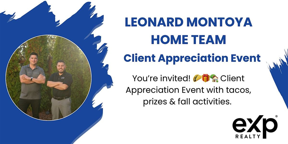 Client Appreciation Event – Hosted by The Leonard Montoya Home Team, 11 October | Event in Sparks | AllEvents