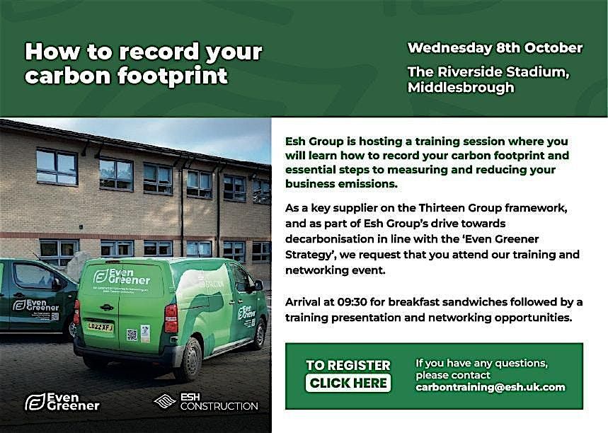 How to record your carbon footprint, 8 October | Event in Middlesbrough | AllEvents