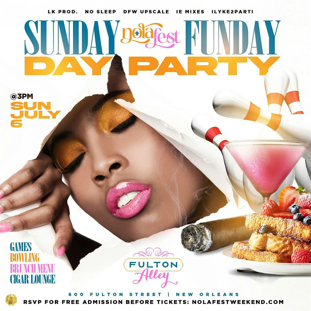 SUNDAY FUNDAY DAY PARTY HOSTED BY (TBA), 6 July | Event in New Orleans | AllEvents