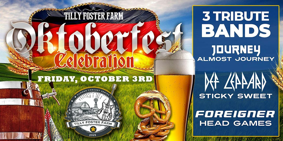 Oktoberfest with a Tribute to Journey, Def Leppard and Foreigner, 3 October | Event in Brewster | AllEvents