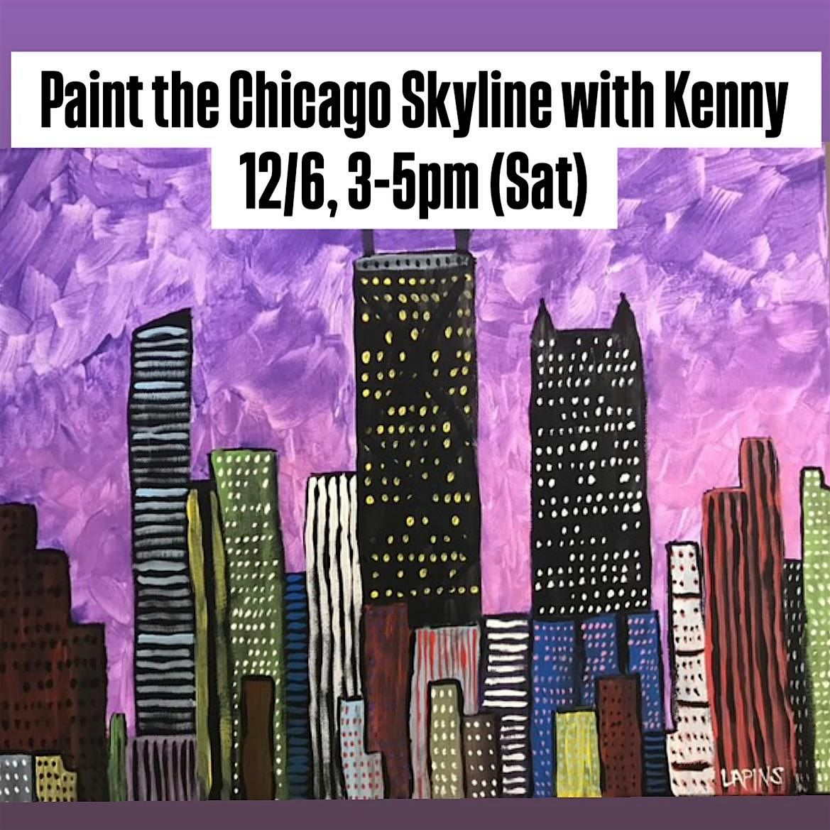 Paint the Chicago Skyline with Kenny, 6 December | Event in Chicago | AllEvents