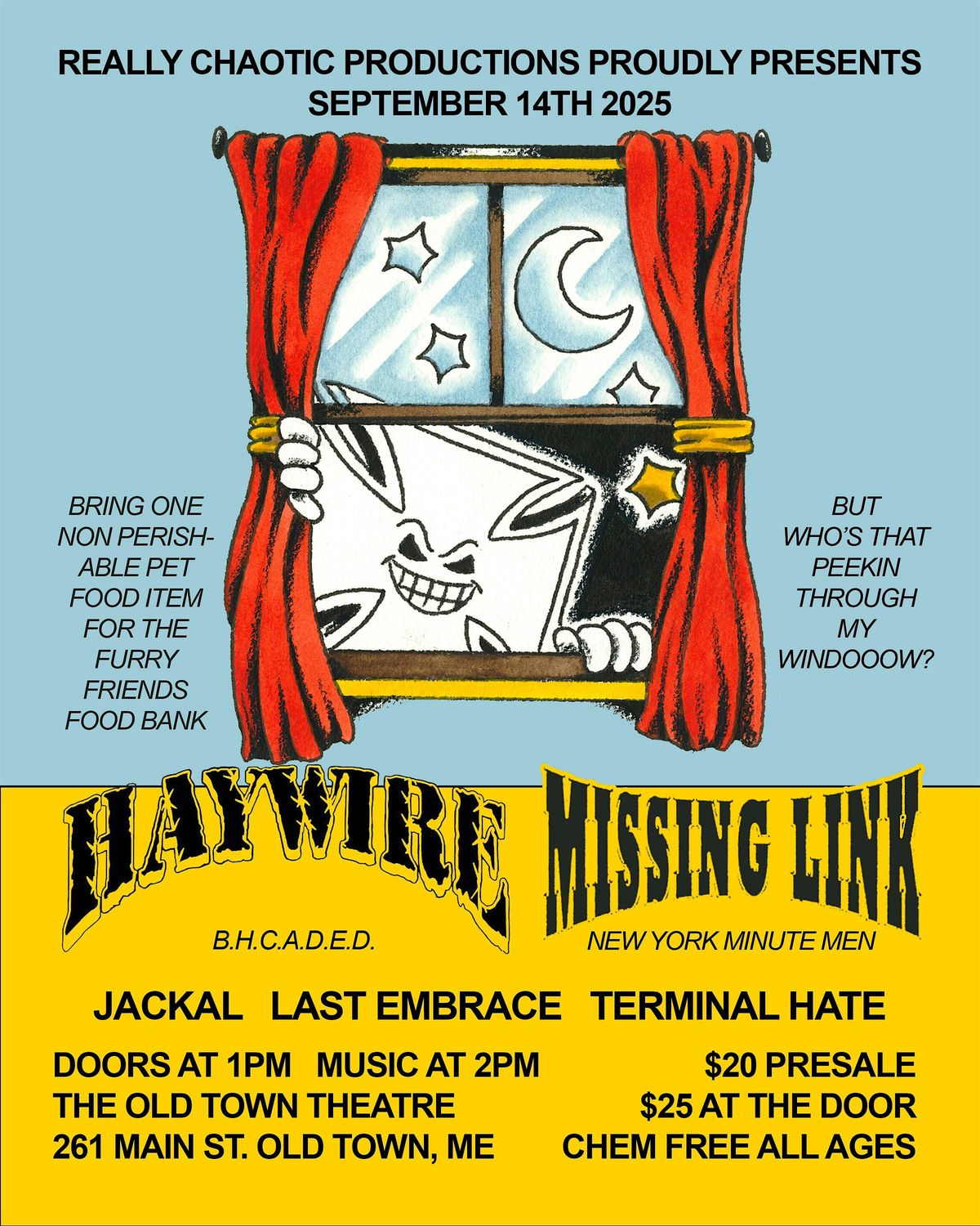 Haywire & Missing Link in Old Town, ME, 14 September | Event in Old Town | AllEvents