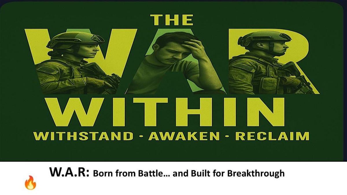 W.A.R. - Born from Battle... Built for Breakthrough!, 12 September | Event in Dallas | AllEvents
