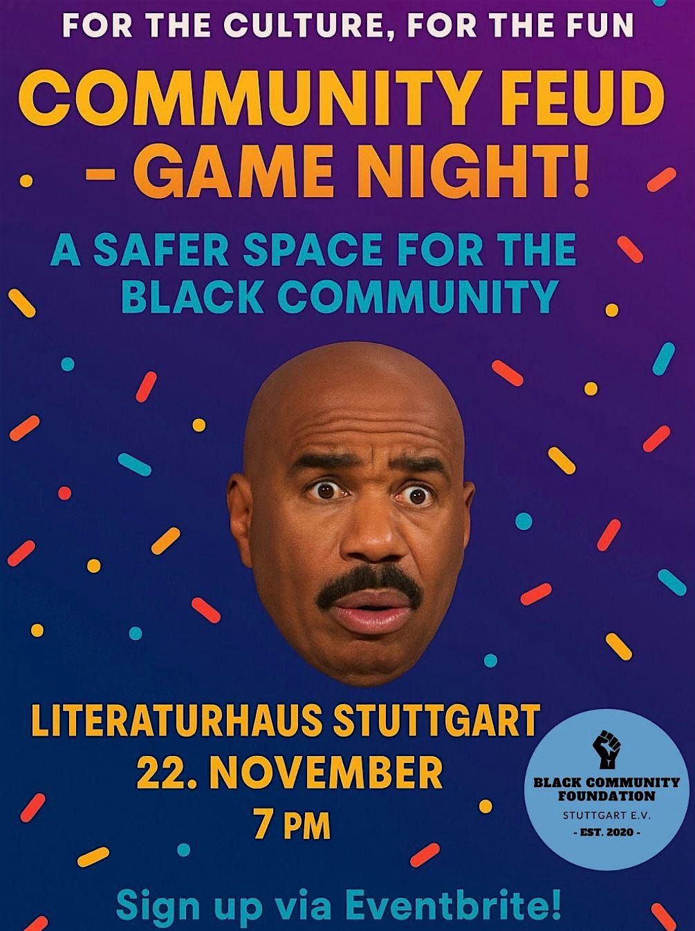 Community Feud – Safe Space Night -Ready for an unforgettable Night?, 22 November | Event in Stuttgart | AllEvents