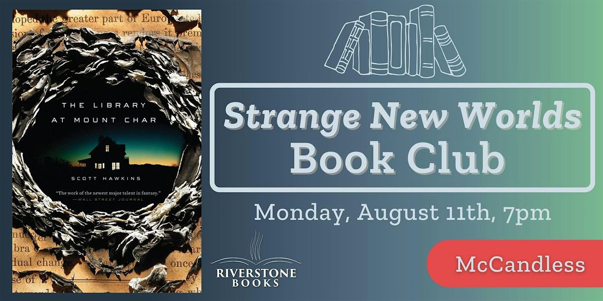 Strange New Worlds Book Club, 11 August | Event in McCandless Township | AllEvents