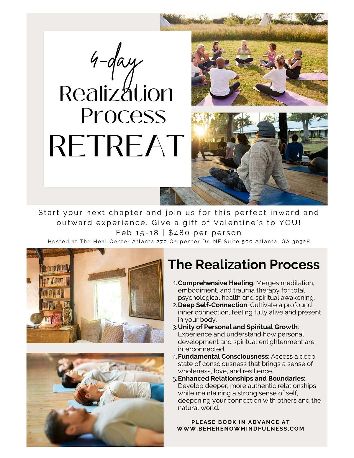 Realization Process In-Person Retreat, 13 November | Event in Atlanta | AllEvents
