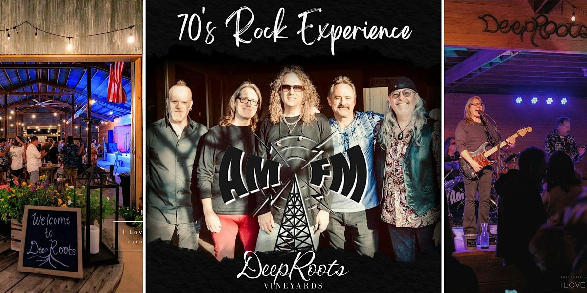70's ROCK EXPERIENCE  by Am/Fm | TX wine & craft beer | DeepRoots, 12 September | Event in Plantersville
