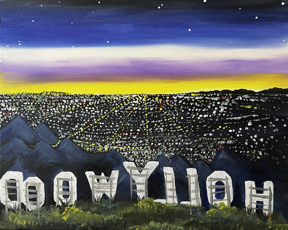 "Dodgers, Lakers, Hollywood Sign" Paint and Sip Class, 22 May | Event in Los Angeles | AllEvents