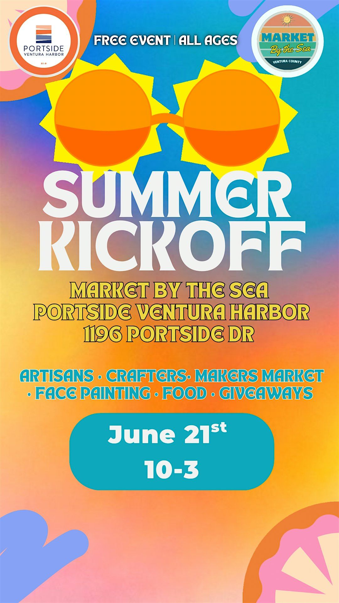 Summer Kickoff Market by the Sea, 21 June | Event in Ventura | AllEvents