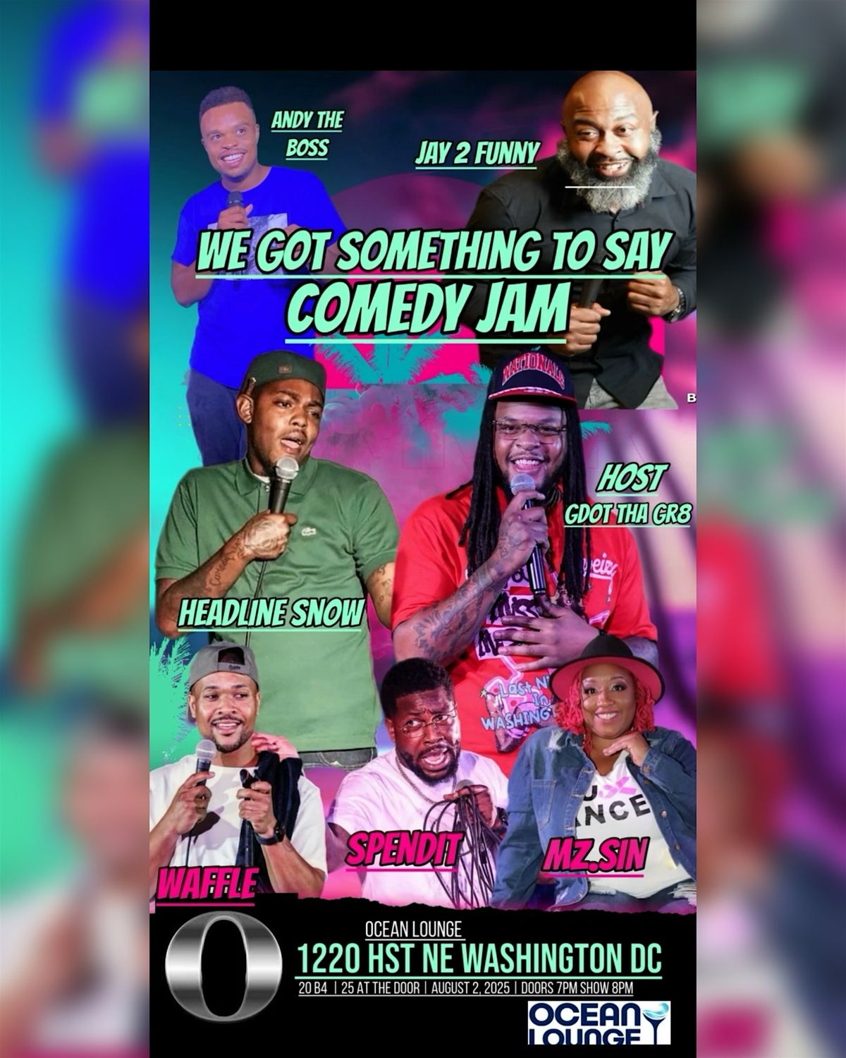 We Got Something To Say Comedy Jam, 2 August | Event in Washington | AllEvents