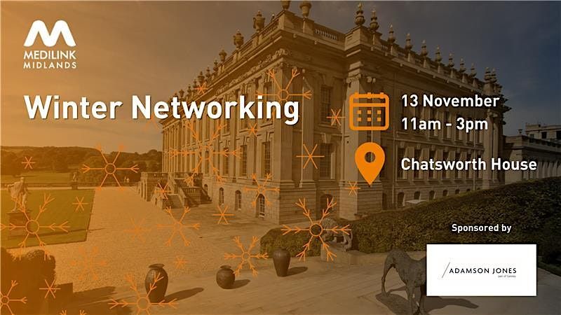 Medilink Midlands Winter Networking Event, 13 November | Event in Bakewell | AllEvents