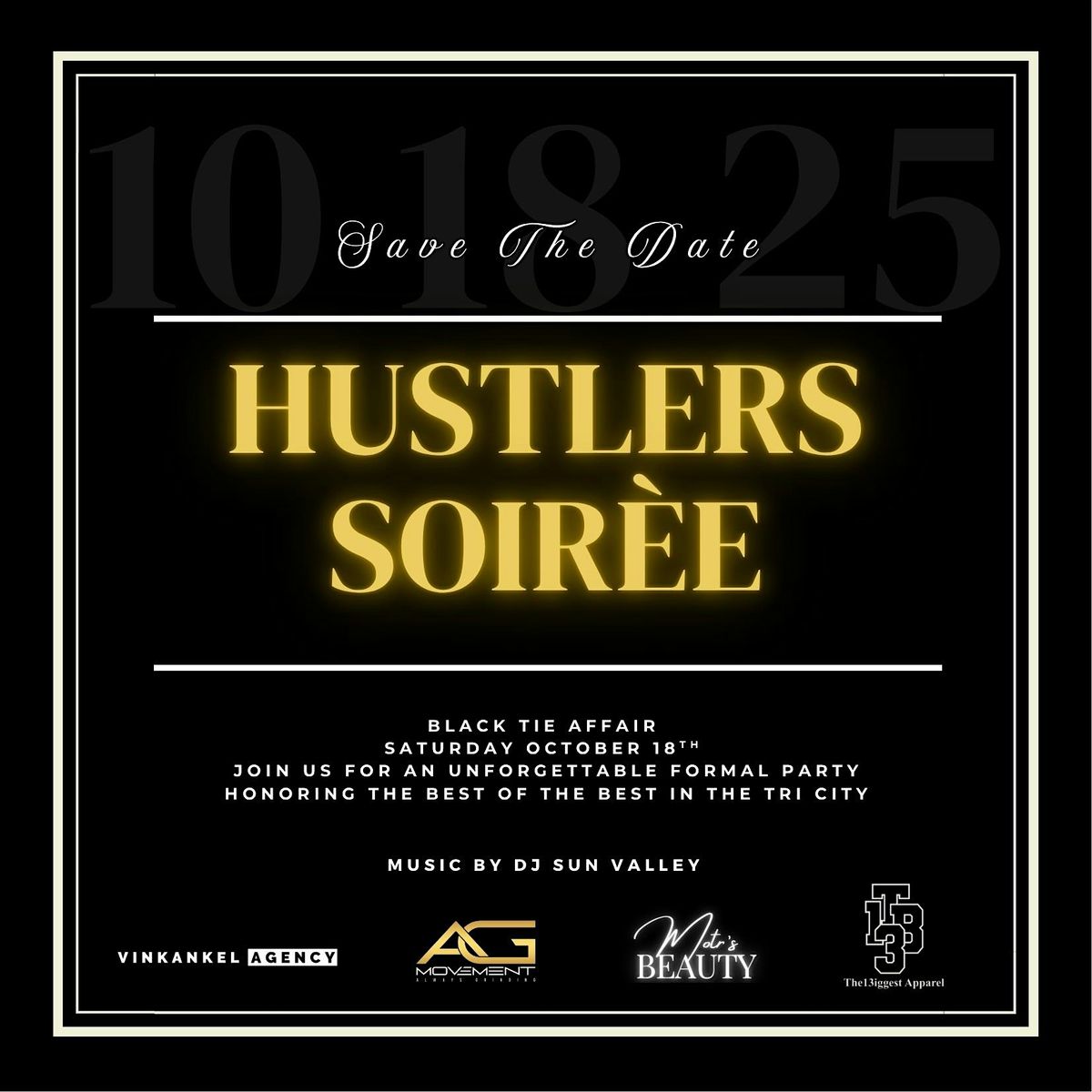 HUSTLERS SOIREE, 18 October | Event in Columbus | AllEvents