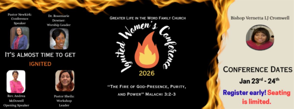Ignited Women's Conference 2026, 23 January | Event in Towson | AllEvents