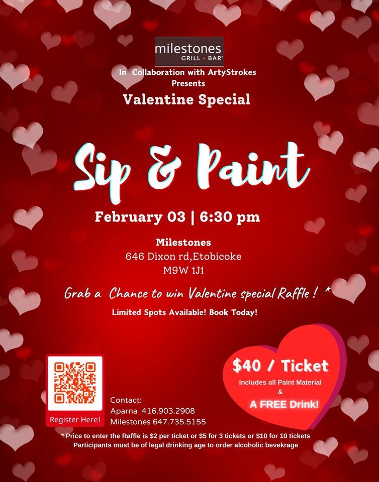 Sip & Paint Milestones, Etobicoke , Milestones (646 Dixon Road