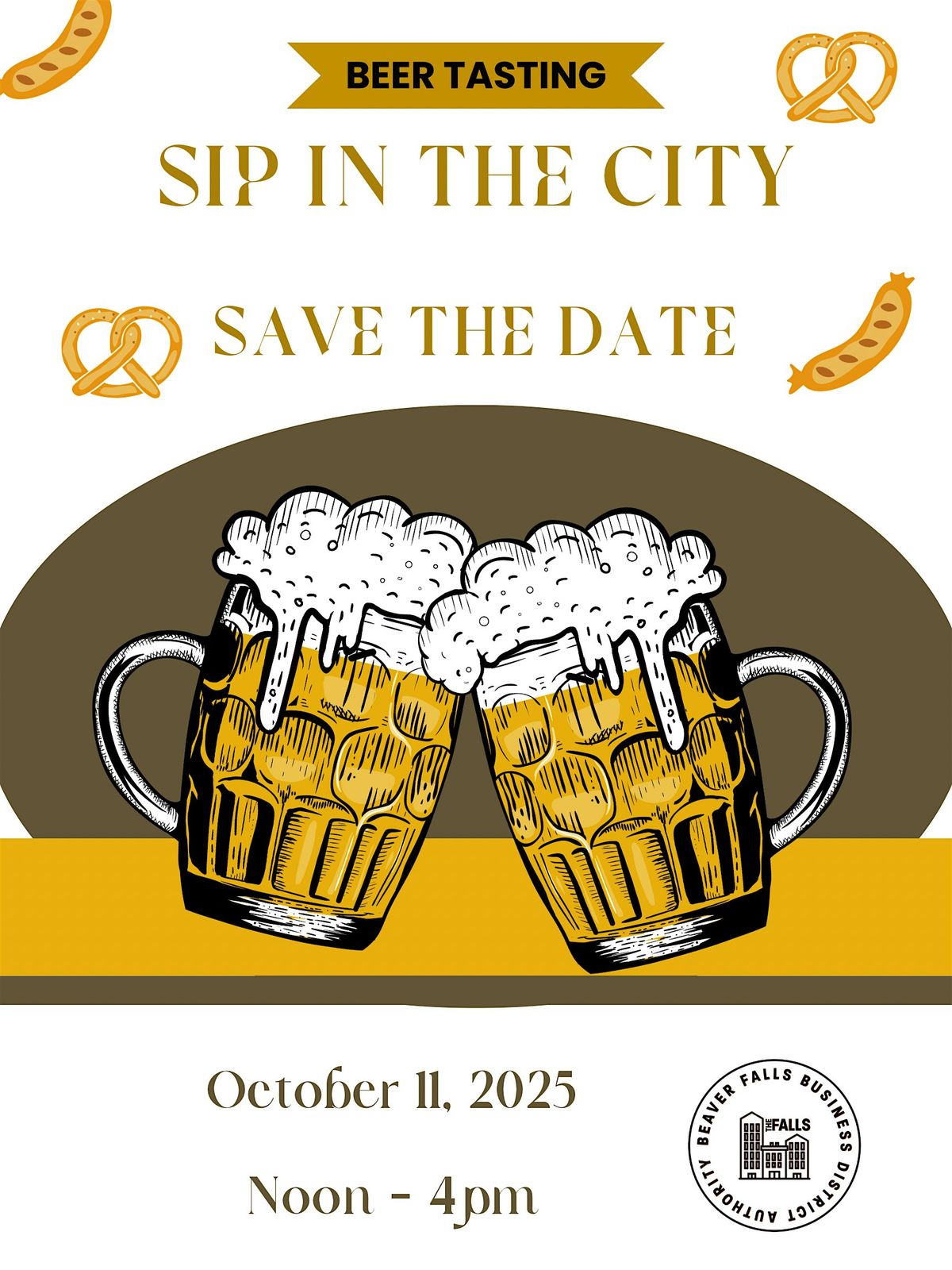 Sip in the City - Third Annual, 11 October | Event in Beaver Falls | AllEvents