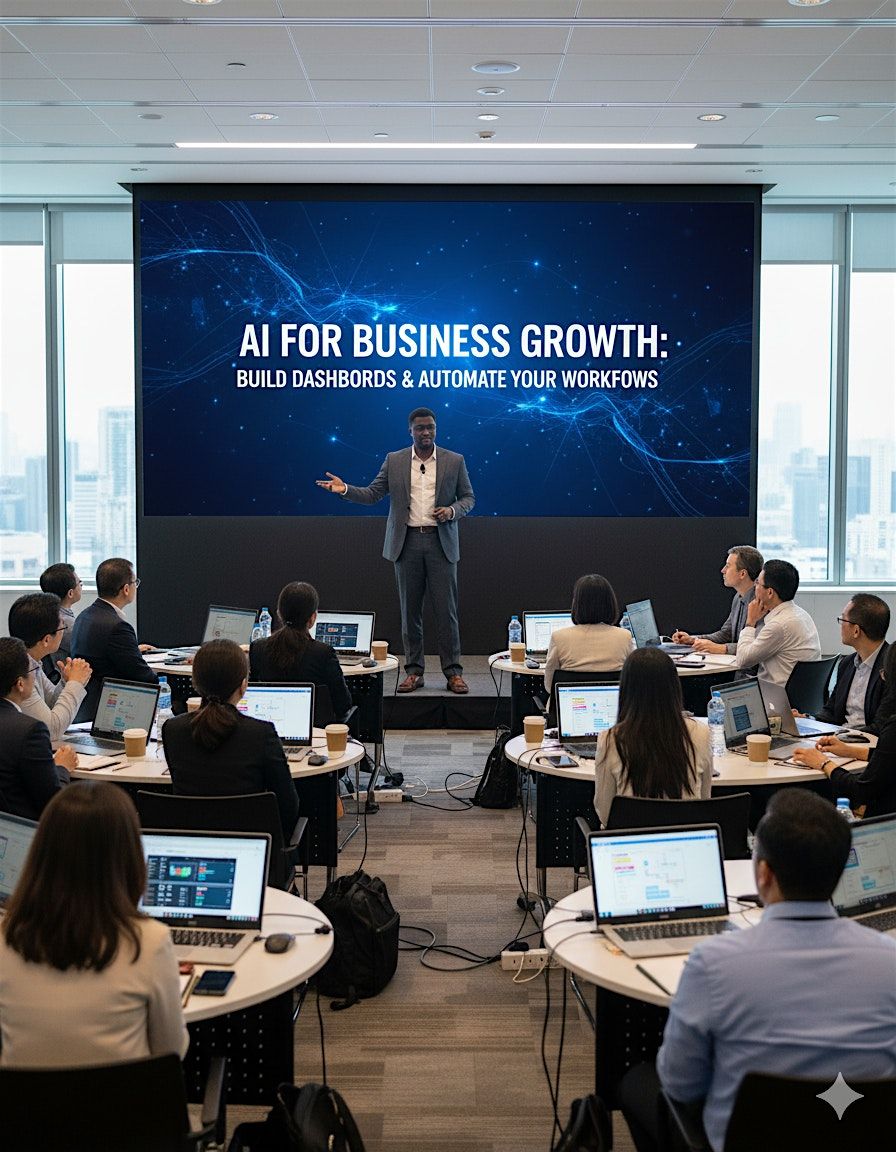AI for Business Growth: Build Dashboards and Automate Your Workflows, 26 November | Event in Carmel | AllEvents