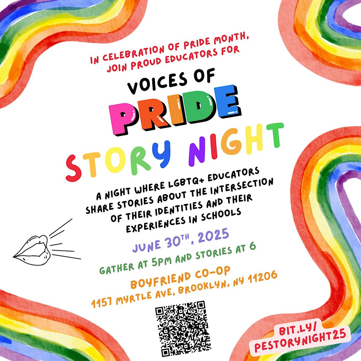 Voices of Pride : Shining A Light on Queer Educators, 30 June | Event in Brooklyn | AllEvents
