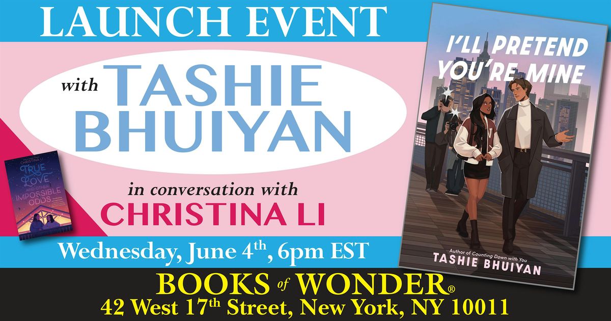 Launch Event | I'll Pretend You're Mine by Tashie Bhuiyan, 4 June | Event in New York | AllEvents