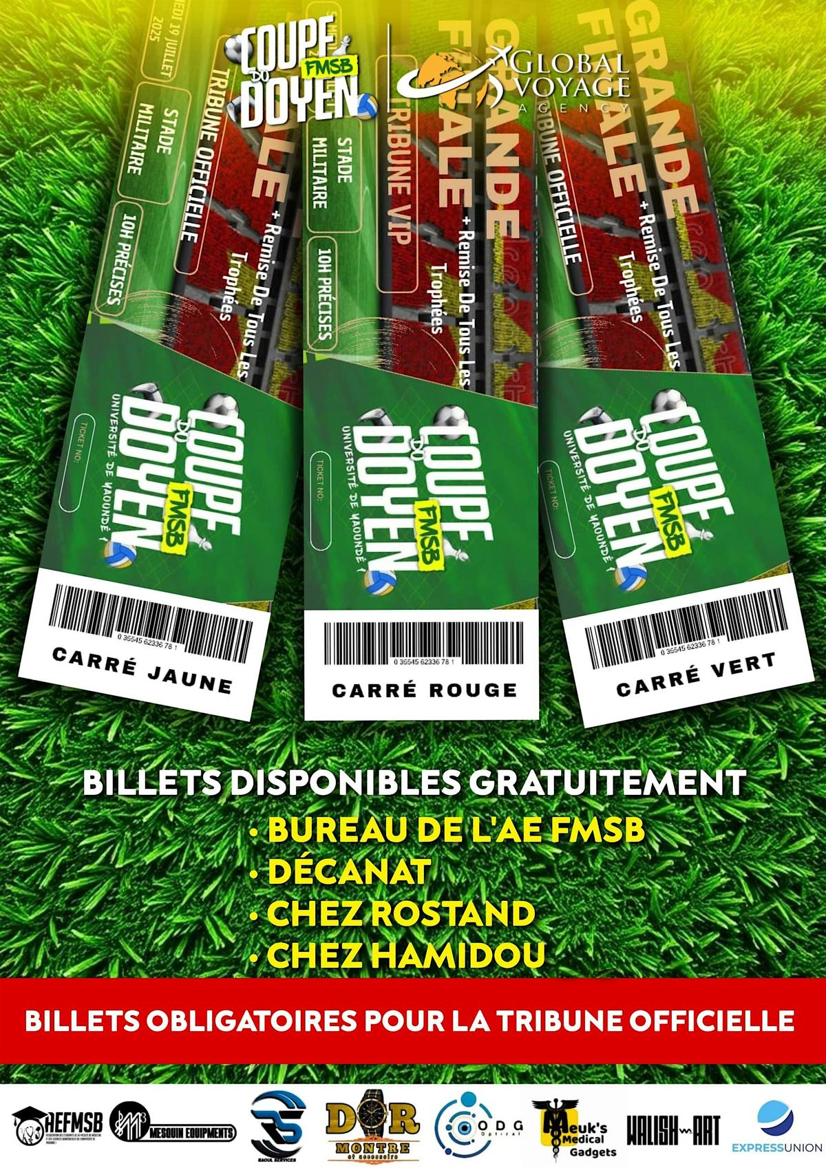 Cérémonie de Clôture de la Saison Sportive de la FMSB-UYI (Coupe du Doyen), 19 August | Event in Yaoundé