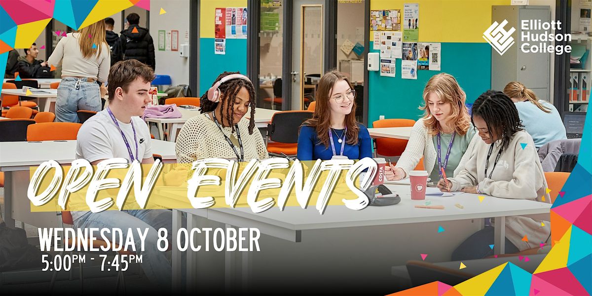 Elliott Hudson College Open Event 2025 | Wednesday 8 October 2025, 8 October | Event in Leeds | AllEvents