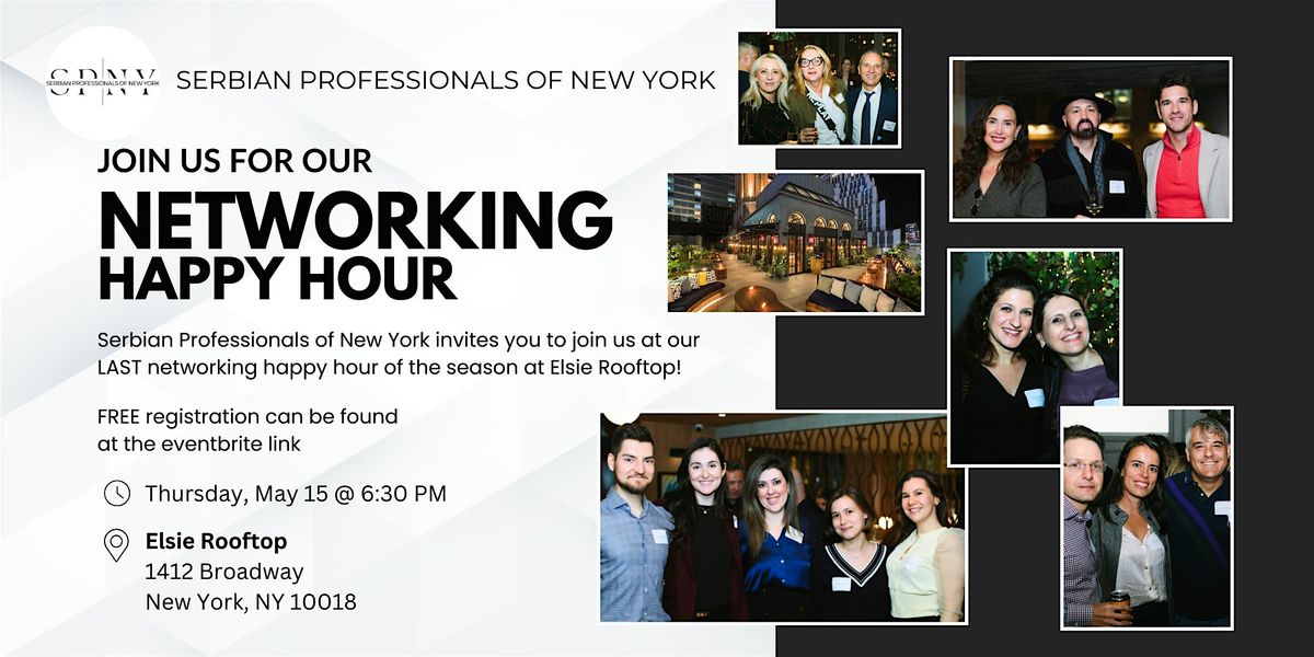 SPNY Networking Happy Hour, 15 May | Event in New York | AllEvents