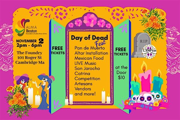 Day of DeadFest ! For all Ages Live music, food and more, 2 November | Event in Cambridge | AllEvents